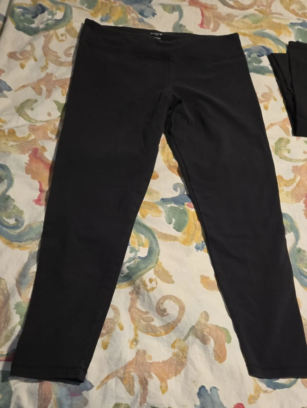 J Crew Black Women's Leggings - Comfortable Active Bottoms 8 Pair